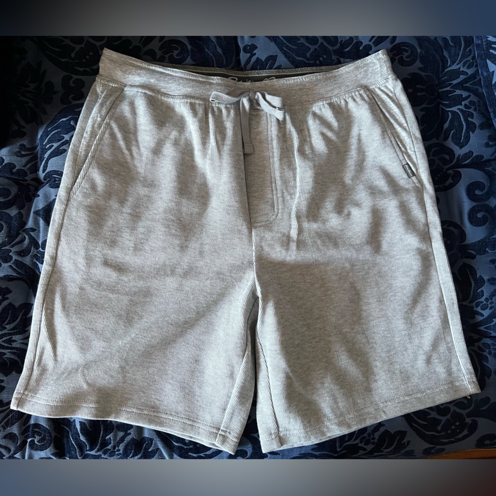 Eddie Bauer Men's Knit Gray Heather Shorts NWOT